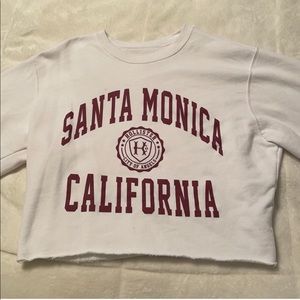 super cute cropped sweatshirt